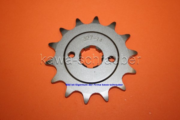 Ritzel vorne 14 Zähne Honda CRM125 Typen JC10 JC13 (Standard Übersetzung)