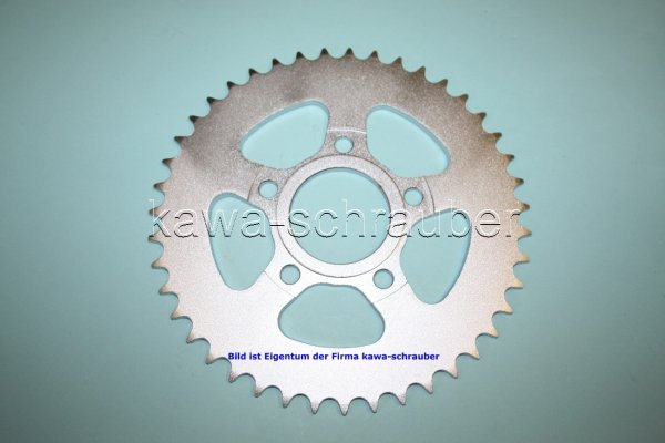 Kettenblatt / Ritzel hinten 43 Zähne Honda CRM125 Typen JC10 JC13 (geänderte Übersetzung)