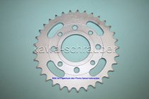 Kettenblatt / Ritzel hinten 4-Loch 33 Zähne Honda NSR125 F (geänderte Übersetzung)