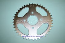 Kettenblatt / Ritzel hinten 42 Zähne Honda VT125 C Shadow Typen JC29 JC31 (geänderte Übersetzung)