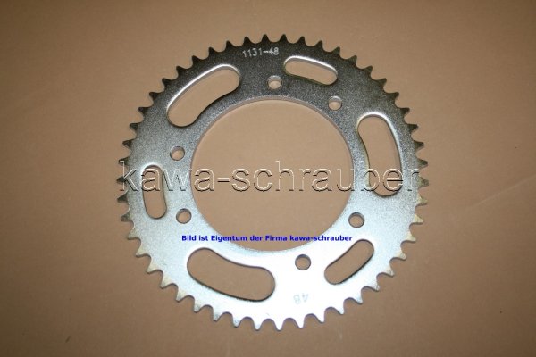 Kettenblatt / Ritzel hinten 48 Zähne Gilera 50SMT 50 SMT Bj. 2006 (geänderte Übersetzung)