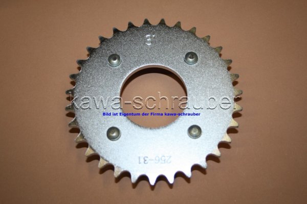 Kettenblatt / Ritzel hinten 31 Zähne Honda ZB50 Monkey 50 Typ AB22 (geänderte Übersetzung)