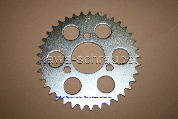 Kettenblatt / Ritzel hinten 37 Zähne Honda MCX80 MCX 80 Typ HC05 (geänderte Übersetzung)