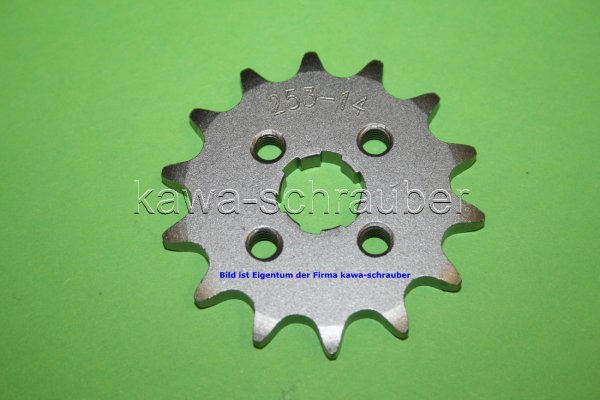 Ritzel vorne 14 Zähne Honda ZB50 Monkey 50 Typ AB22 (Standard Übersetzung)
