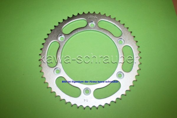 Kettenblatt / Ritzel hinten 54 Zähne 428er Teilung Honda XR125L ab Bj. 2003 (Standard Übersetzung)