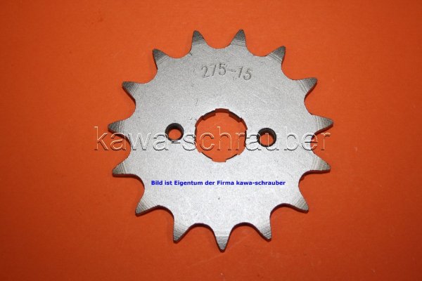 Ritzel vorne 15 Zähne Honda CB200 (Standard Übersetzung)
