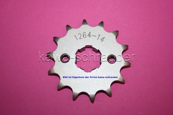 Ritzel vorne 14 Zähne Honda CBZ125F CBZ 125 F (Standard Übersetzung)