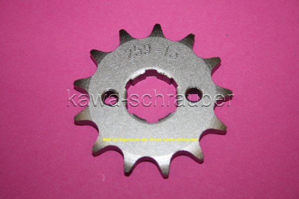 Ritzel vorne 13 Zähne Honda CM125 C Typ JC05 (geänderte Übersetzung)