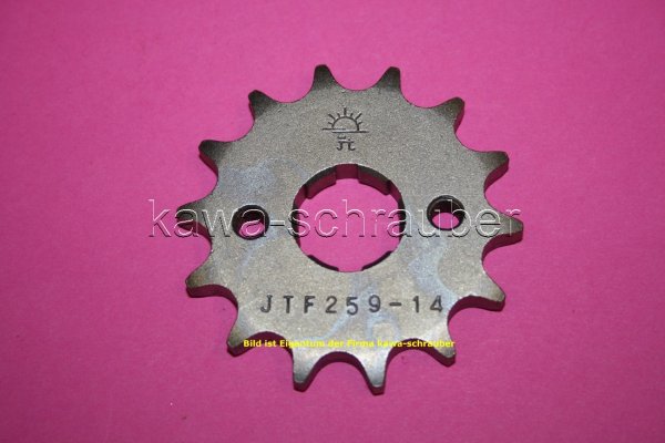 Ritzel vorne 14 Zähne Honda XL185S Typ L185S (Standard Übersetzung)