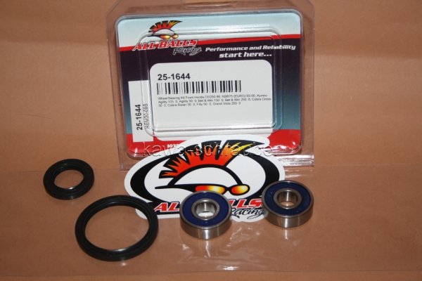 All Balls Radlager Satz Radlagersatz vorne front Vorderrad Honda NSR75 (EURO)