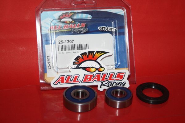 All Balls Radlager Satz Radlagersatz hinten rear Hinterrad Honda CB125 S