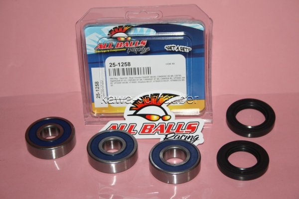 All Balls Radlager Satz Radlagersatz hinten rear Hinterrad Honda CB450 SC