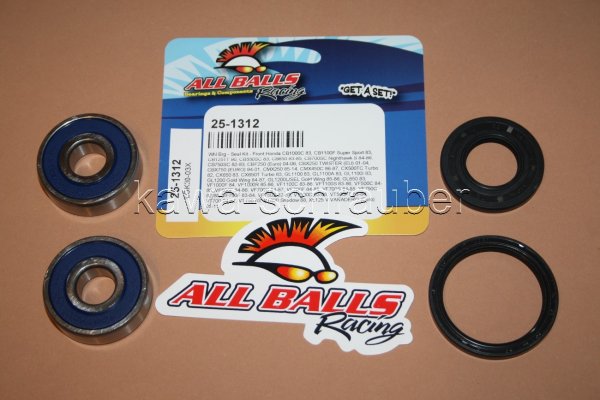All Balls Radlager Satz Radlagersatz vorne front Vorderrad Honda VF700 S