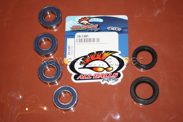 All Balls Radlager Satz Radlagersatz vorne front Vorderrad Honda GL1800 Gold Wing