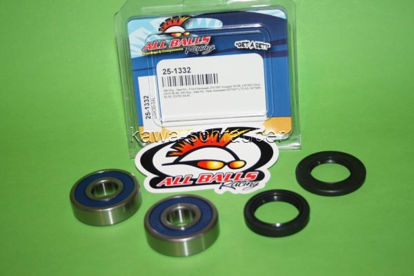 All Balls Radlager Satz Radlagersatz hinten rear Hinterrad Kawasaki KZ750 F1 LTD / N