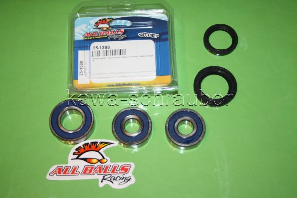 All Balls Radlager Satz Radlagersatz hinten rear Hinterrad Kawasaki VN800A sowie VN800 Classic