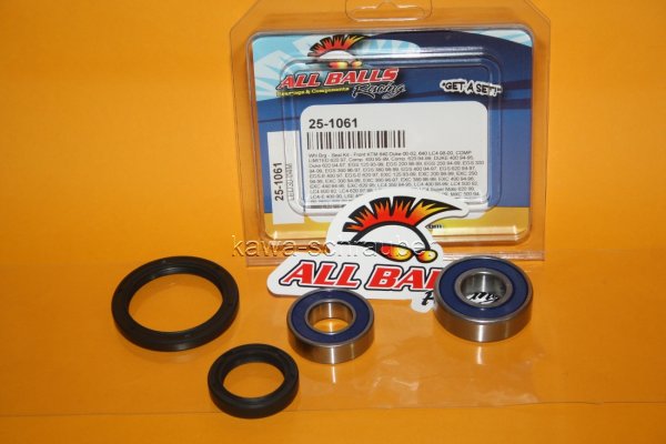 All Balls Radlager Satz Radlagersatz vorne front Vorderrad KTM 640 Duke Bj. 2000-2002