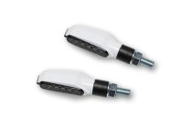 Paar universal LED Mini Blinker getönt E-geprüft SHIN YO MULTIFACE weiß weiss