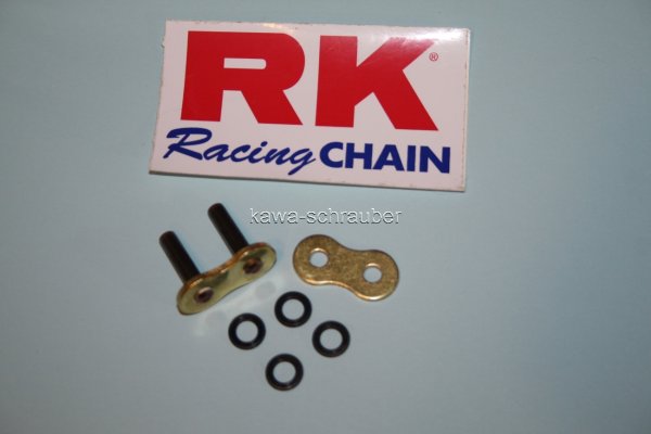 RK GB530GXW Hohlnietschloß Nietschloß Nietschloss Hohlniete gold