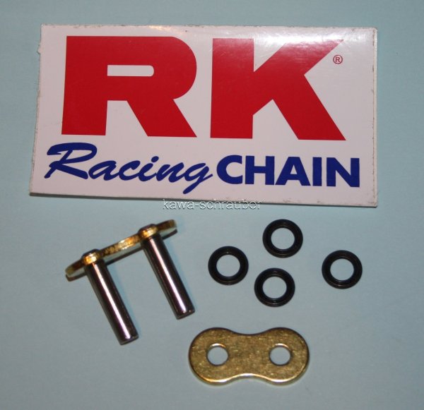 RK GB530GXW Vollnietschloß Nietschloß Nietschloss Vollniete gold