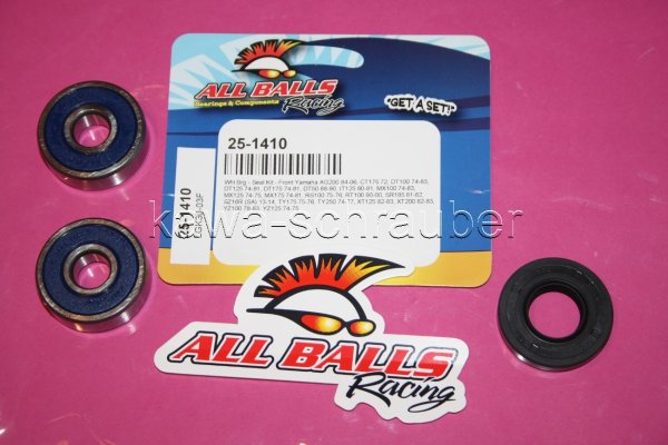 All Balls Radlager Satz Radlagersatz vorne front Vorderrad Yamaha SZ16R (SA)