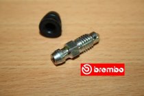Entlüfterschraube Entlüfternippel Bremse BREMBO 05.3246.14 M8x1,25 für PF4 30/34F Vierkolbenzange 65mm Lochabstand