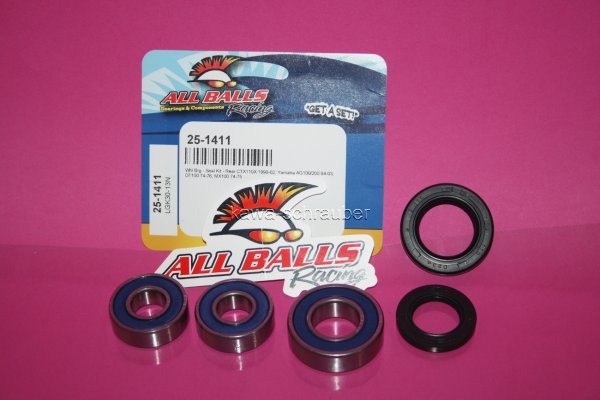 All Balls Radlager Satz Radlagersatz hinten rear Hinterrad Yamaha YZF150 R15 (SA) Bj. 2013-2014
