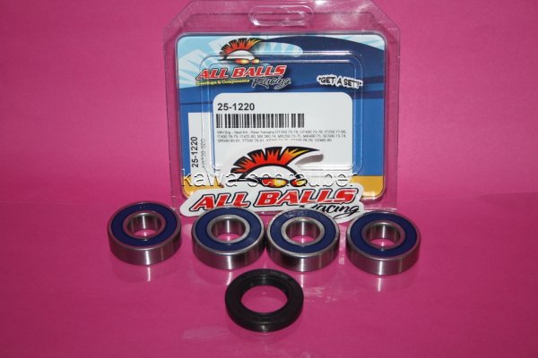 All Balls Radlager Satz Radlagersatz hinten rear Hinterrad Yamaha SR500 Bj. 1980-1985