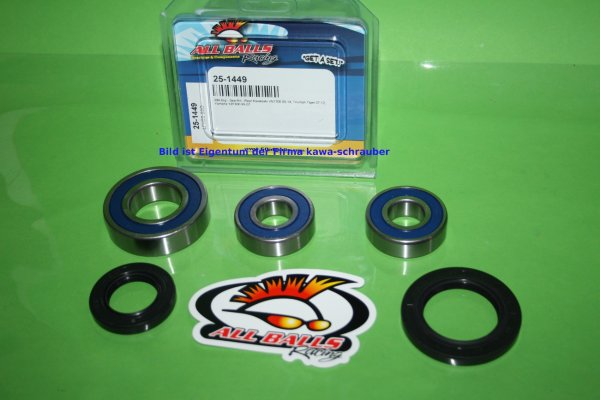 All Balls Radlager Satz Radlagersatz hinten rear Hinterrad Yamaha YZF600R