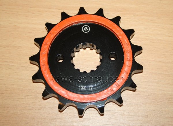 361991R17 Ritzel vorne 530 17 Zähne, gummiert von OGNIBENE