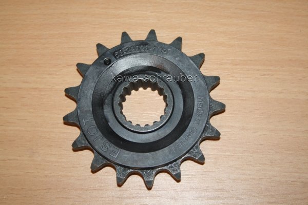 Ritzel vorne gummiert 17 Zähne KTM 950 LC-8 LC8 Adventure / S (Standard Übersetzung)