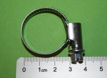 Kühlerschlauchklemme Schlauchklemme Schlauchschelle Klemme 8mm Klemmung 16-27mm verzinkt