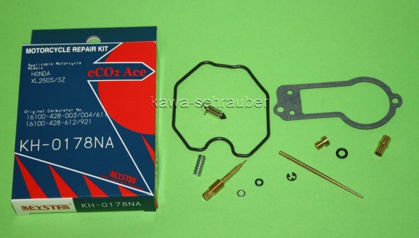 Keyster KH-0178NA Reparatursatz Vergaser Honda XL250S Typ L250S