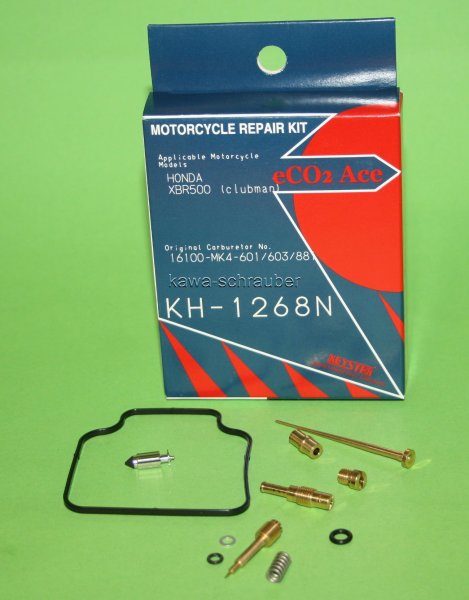Keyster KH-1268N Reparatursatz Vergaser Honda XBR500 Typ PC15