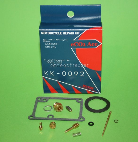 Keyster KK-0092 Reparatursatz Vergaser Kawasaki KMX125 Typ MX125B