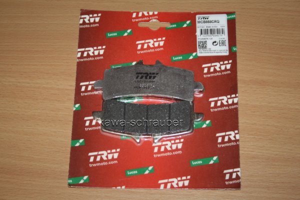 CRQ Carbon Rennsport Bremsbeläge vorne Triumph 675 Daytona R Triple Bj. 2013-2017