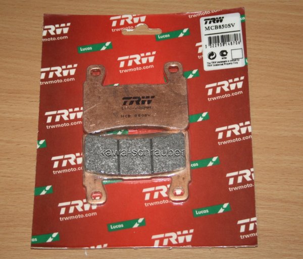 Bremsbeläge vorne Bremsbeläge vorne Kawasaki ZX6R ZX-6R 636 Ninja Bj. 2013-2017