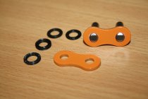 RK DD520XSO Vollnietschloß Nietschloß Nietschloss Vollniete orange