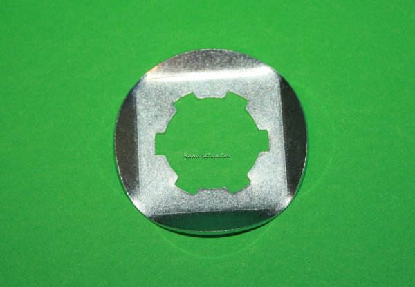 Sicherungsblech Ritzelmutter vorne Kawasaki