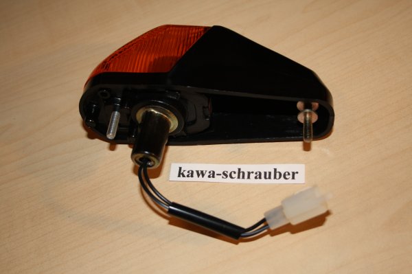 Verkleidungsblinker Blinker Kawasaki GPX750R schwarz vorne links