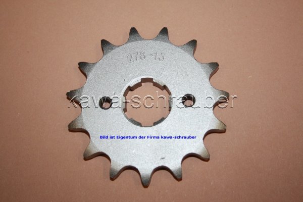 Ritzel vorne 15 Zähne Honda CB250T (Standard Übersetzung)