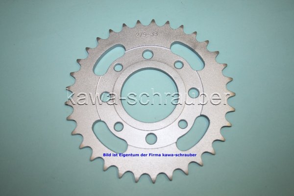Kettenblatt / Ritzel hinten 33 Zähne Honda CB250 TwoFifty Typ MC26 (geänderte Übersetzung)