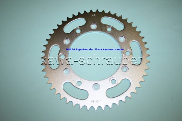 Kettenblatt / Ritzel hinten 49 Zähne Honda CRF250 L / R / X