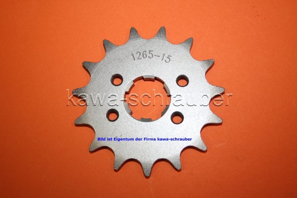 Ritzel vorne 15 Zähne Honda XL250 K 3-4 Typ L250 (Standard Übersetzung)