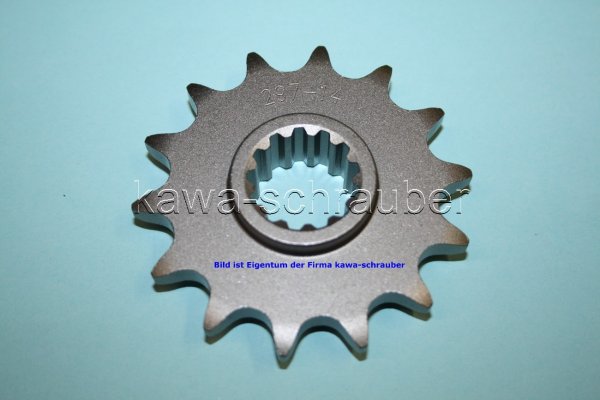 Ritzel vorne 14 Zähne Honda CB500F Bj. 2004-2012 (geänderte Übersetzung)