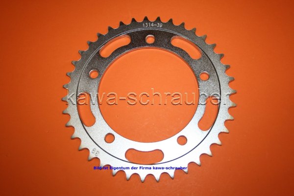 Kettenblatt / Ritzel hinten 39 Zähne Honda CBR400RR Typ NC29 (Standard Übersetzung)