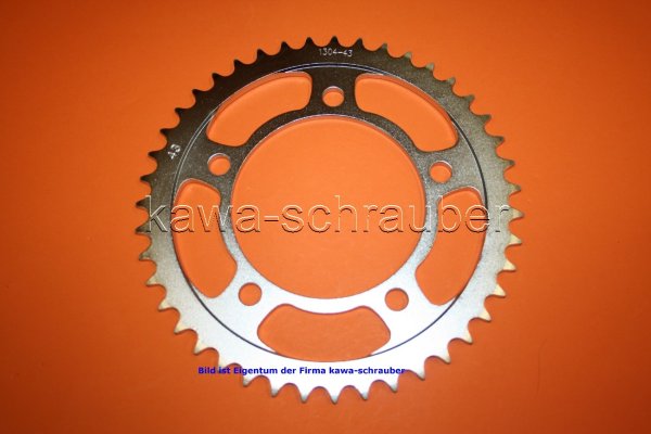 Kettenblatt / Ritzel hinten 43 Zähne Honda CB500F Bj. 2004-2012 (geänderte Übersetzung)