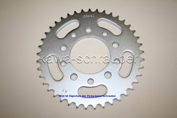 Kettenblatt / Ritzel hinten 41 Zähne Honda VF500F Typ PC12 (geänderte Übersetzung)