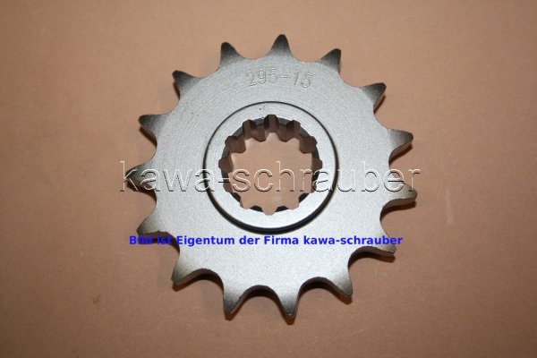 Ritzel vorne 15 Zähne Honda CBR600 Typ PC25 (Standard Übersetzung)