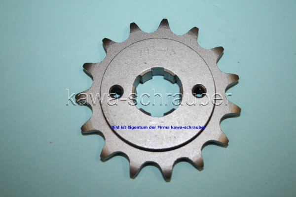 Ritzel vorne 15 Zähne Honda XL600V Transalp Typen PD06 PD10 (Standard Übersetzung) Keilwelle